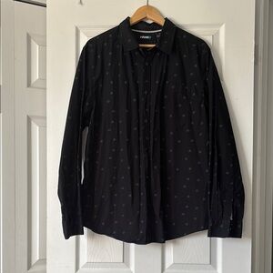 Xl Tony Hawk Black Dress Shirt